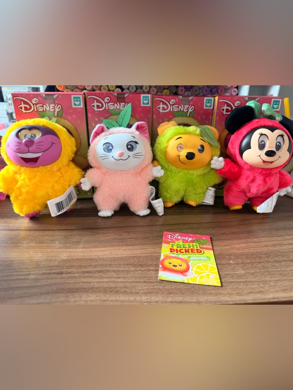 NWOT - HAPPY HAUL Disney Vinyl-Faced Plush in Fruit Onesie,